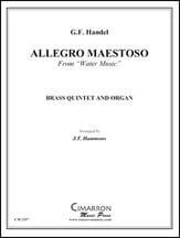 Allegro Maestoso Brass Quintet and Organ P.O.D. cover